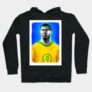 Ronaldo Nazário- R9 -  Brazil Football Artwork Hoodie